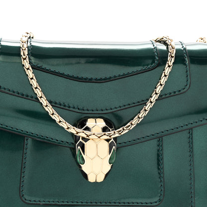 Bulgari Patent Serpenti Forever Crossbody Emerald 8 of 12