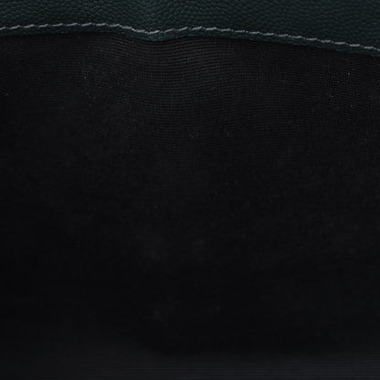 Saint Laurent Grain De Poudre Medium Monogram Kate Satchel Vert Fonce 8 of 14