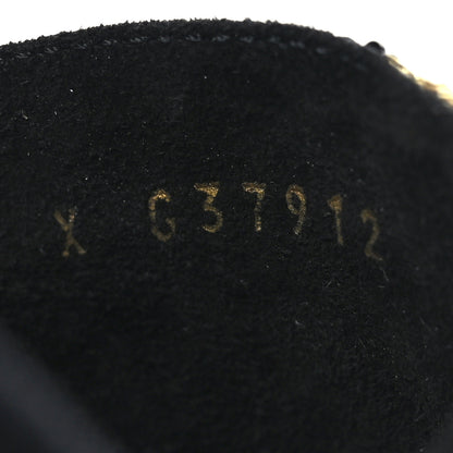 Chanel Pearl Embroidery CC Mules 36.5 Gold Black 6 of 8