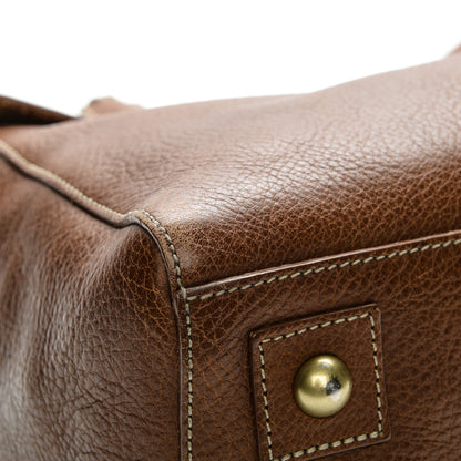 Mulberry Natural Leather Cara Delevigne Convertible Satchel Oak 7 of 11