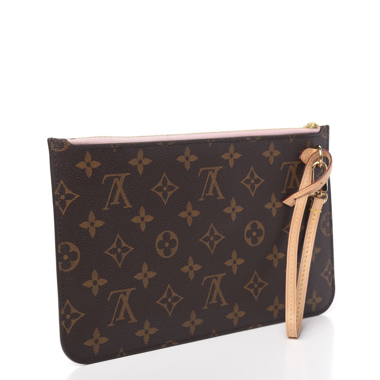 Louis Vuitton Monogram Neverfull MM GM Pochette Rose Ballerine 3 of 9