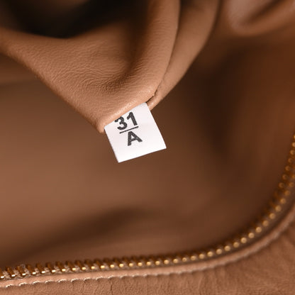 Prada Soft Calfskin Large Aimée Shoulder Bag Travertine 7 of 11
