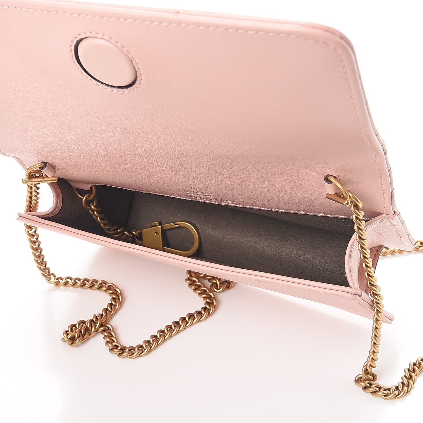 Calfskin Matelasse GG Marmont Mini Bag Perfect Pink