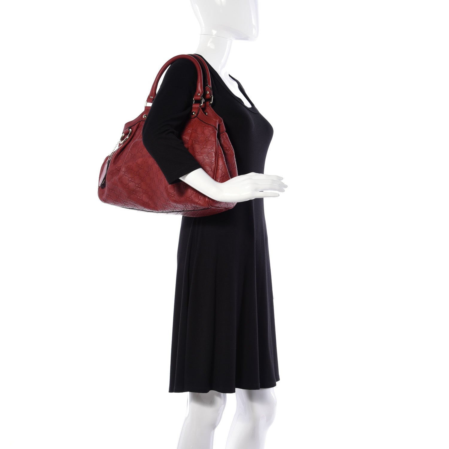 Gucci Guccissima Medium Sukey Tote Raspberry Candy 2 of 9