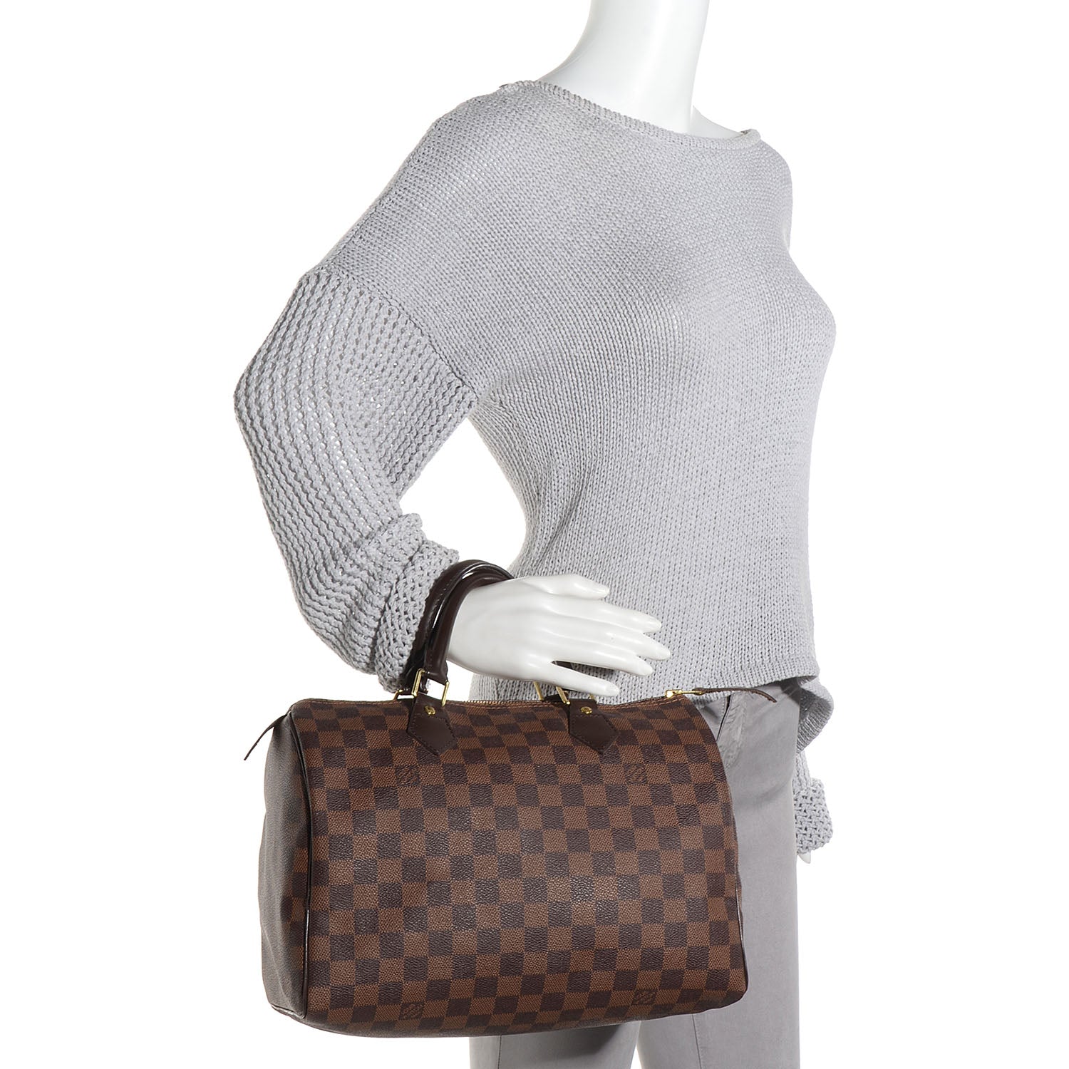 Louis Vuitton Damier Ebene Speedy 30 2 of 7