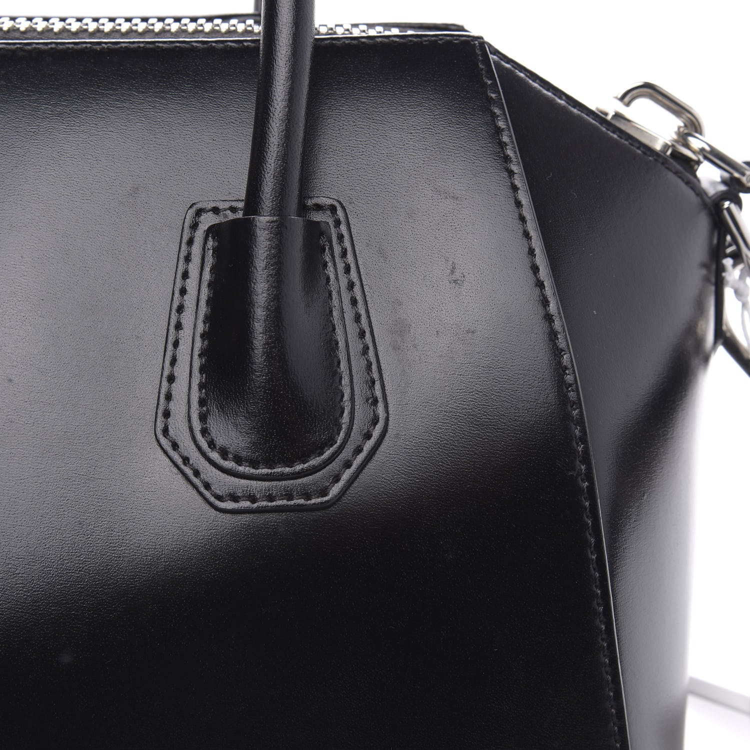 Givenchy Shiny Lord Calfskin Small Antigona Black 12 of 13