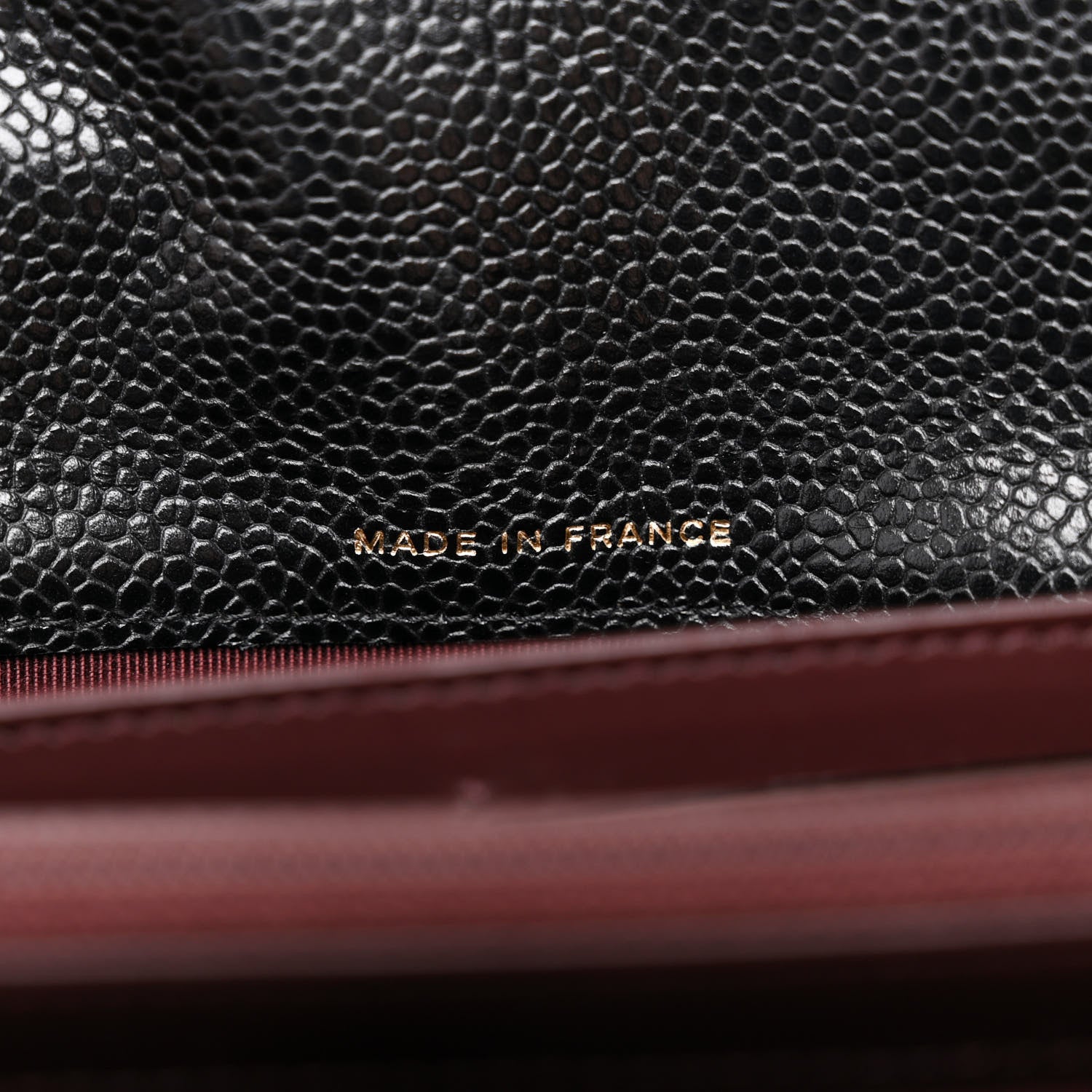 Chanel Caviar Quilted Large Gusset Flap Wallet Black 7 of 14