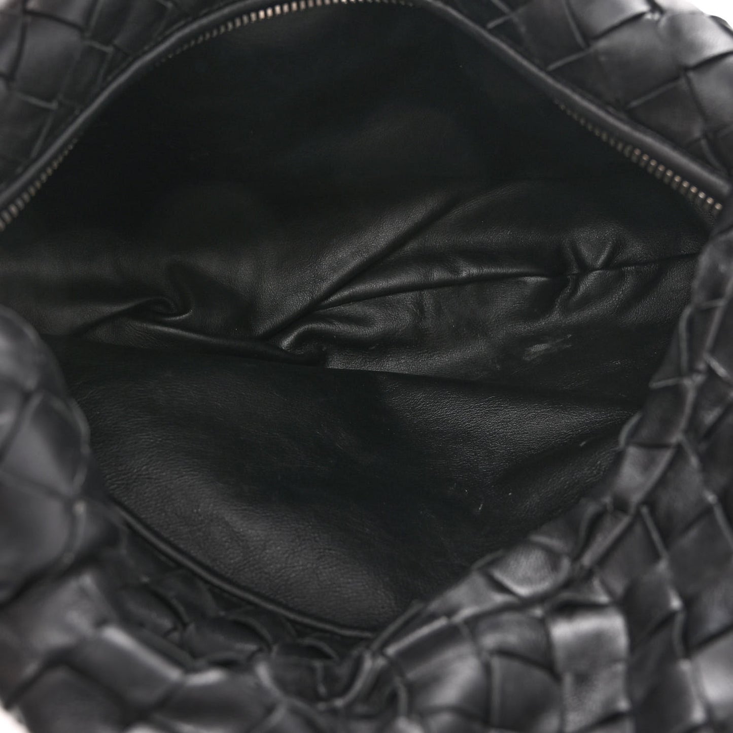 Nappa Intrecciato Teen Jodie Hobo Black
