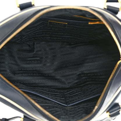 Prada Saffiano Lux Bowling Bag Baltico Talco 5 of 15