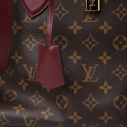 Louis Vuitton Monogram Flower Zipped Tote MM Bordeaux 12 of 12