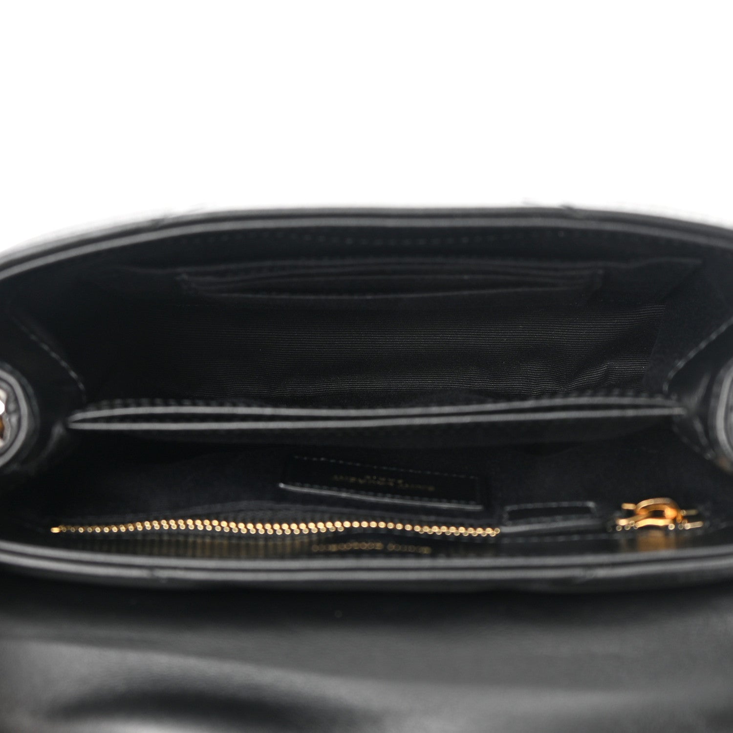 Saint Laurent Calfskin Y Quilted Monogram Toy Loulou Crossbody Bag Black 5 of 15