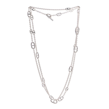 Hermes Sterling Silver Farandole Necklace 160 2 of 5