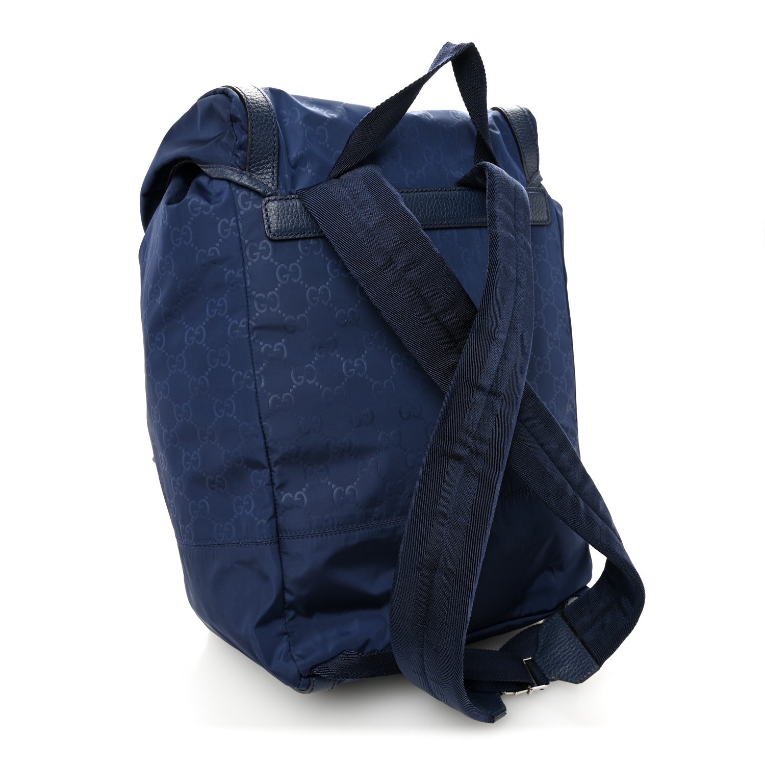 Gucci Nylon Monogram Medium Light Double Buckle Backpack Tide 3 of 11