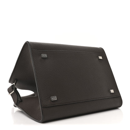 The Row Grained Calfskin Soft Margaux 10 Bag Deep Brown 4 of 11