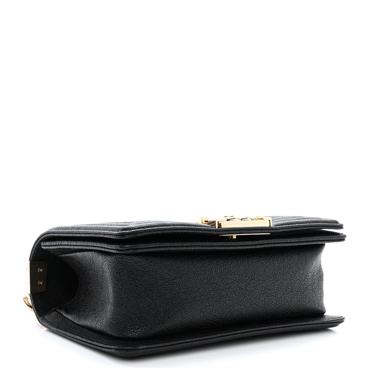 Chanel Caviar Chevron Quilted Small Boy Flap Black 4 of 11