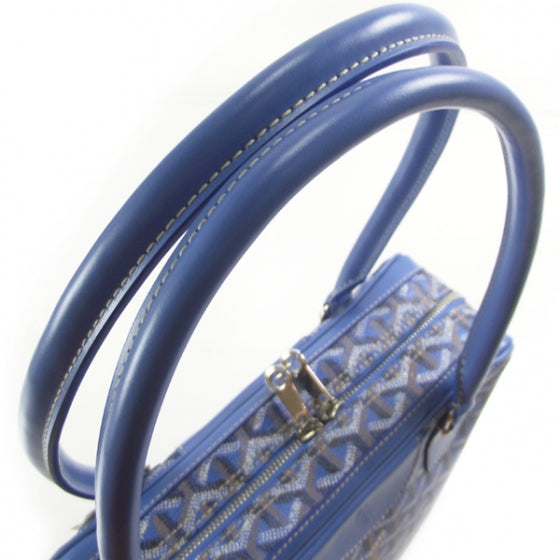 Goyard Tonga Handbag Tote Blue 7 of 12