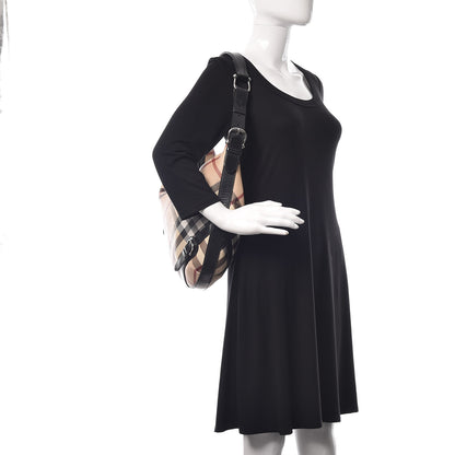 Burberry Supernova Check Large Larkin Hobo Black 2 of 20