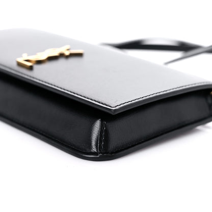 Saint Laurent Smooth Calfskin Monogram Phone Holder Crossbody Black 8 of 9