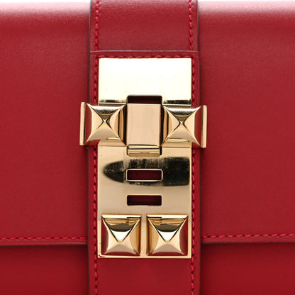 Hermes Tadelakt Medor 23 Clutch Rouge Vif 8 of 12