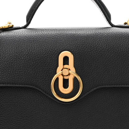 Mulberry Small Classic Grain Calfskin Mini Seaton Black 7 of 9