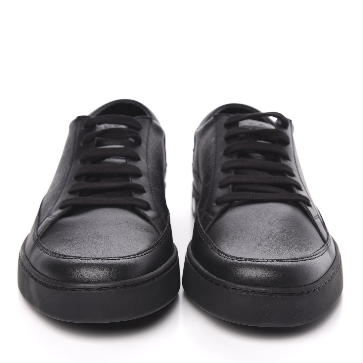 Gucci GG Supreme Monogram Mens Sneakers 8 Black 2 of 10