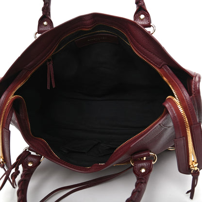 Balenciaga Chevre Gold Metallic Edge Hardware City Cassis 5 of 10