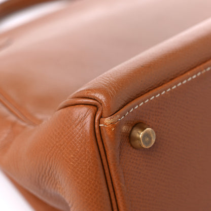 Hermes Courchevel Kelly Retourne 32 Gold 10 of 24