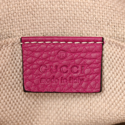 Gucci Cellarius Calfskin Small Soho Chain Shoulder Bag Bright Bouganville 6 of 10