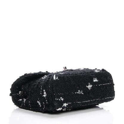 Chanel Tweed Quilted CC Clasp Flap Black 4 of 7