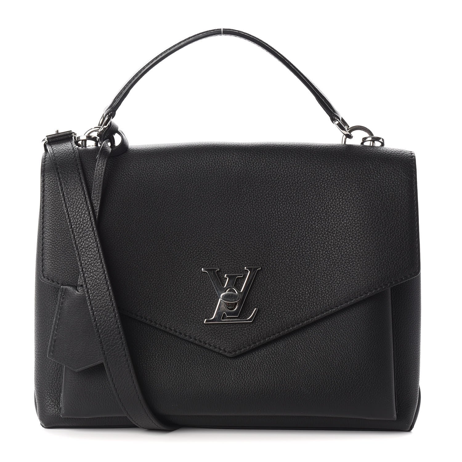 Louis Vuitton Soft Calfskin My Lockme Top Handle Black 1 of 14