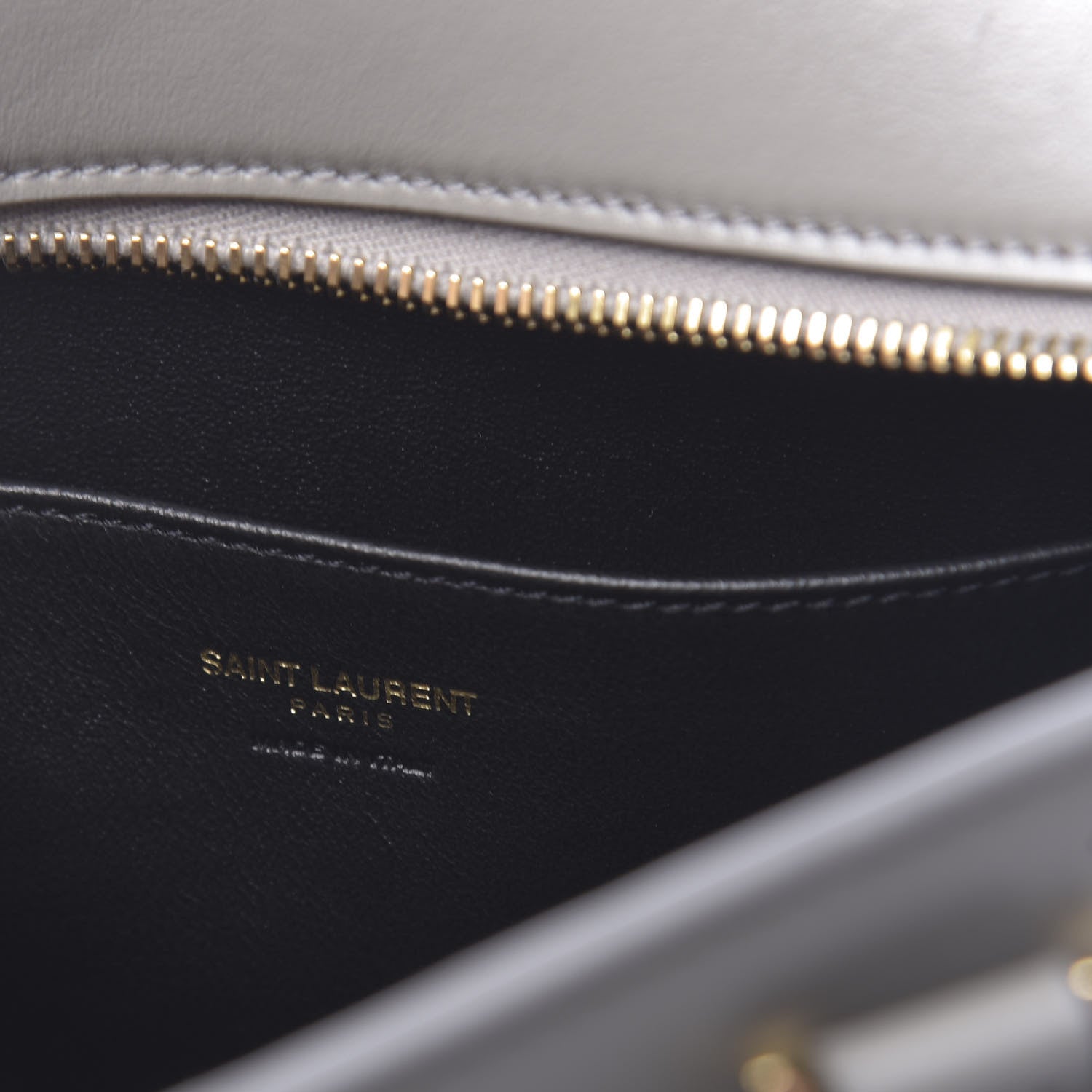 Saint Laurent Calfskin Small Monogram Cabas Fog 7 of 10