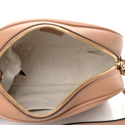 Gucci Pebbled Calfskin Small Soho Disco Bag Camelia 5 of 11