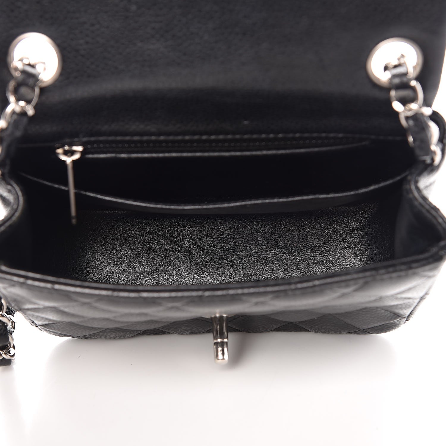 Chanel Caviar Quilted Mini Square Flap Black 5 of 9