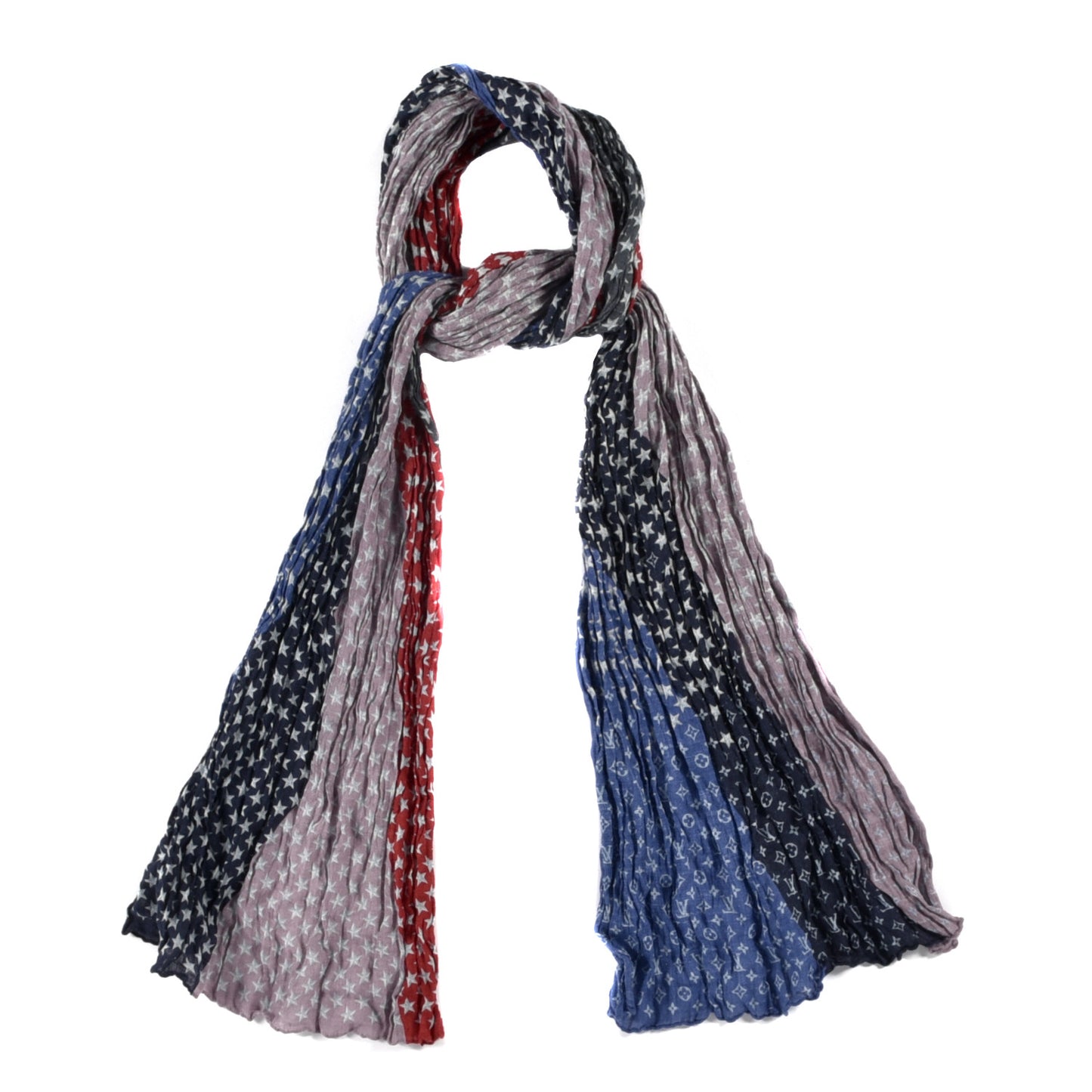 Silk Linen Star Shawl Multicolor