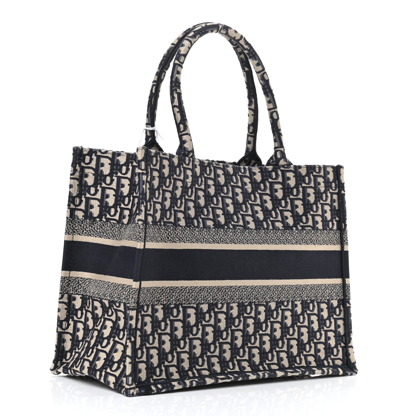 Oblique Medium Book Tote Blue Multicolor