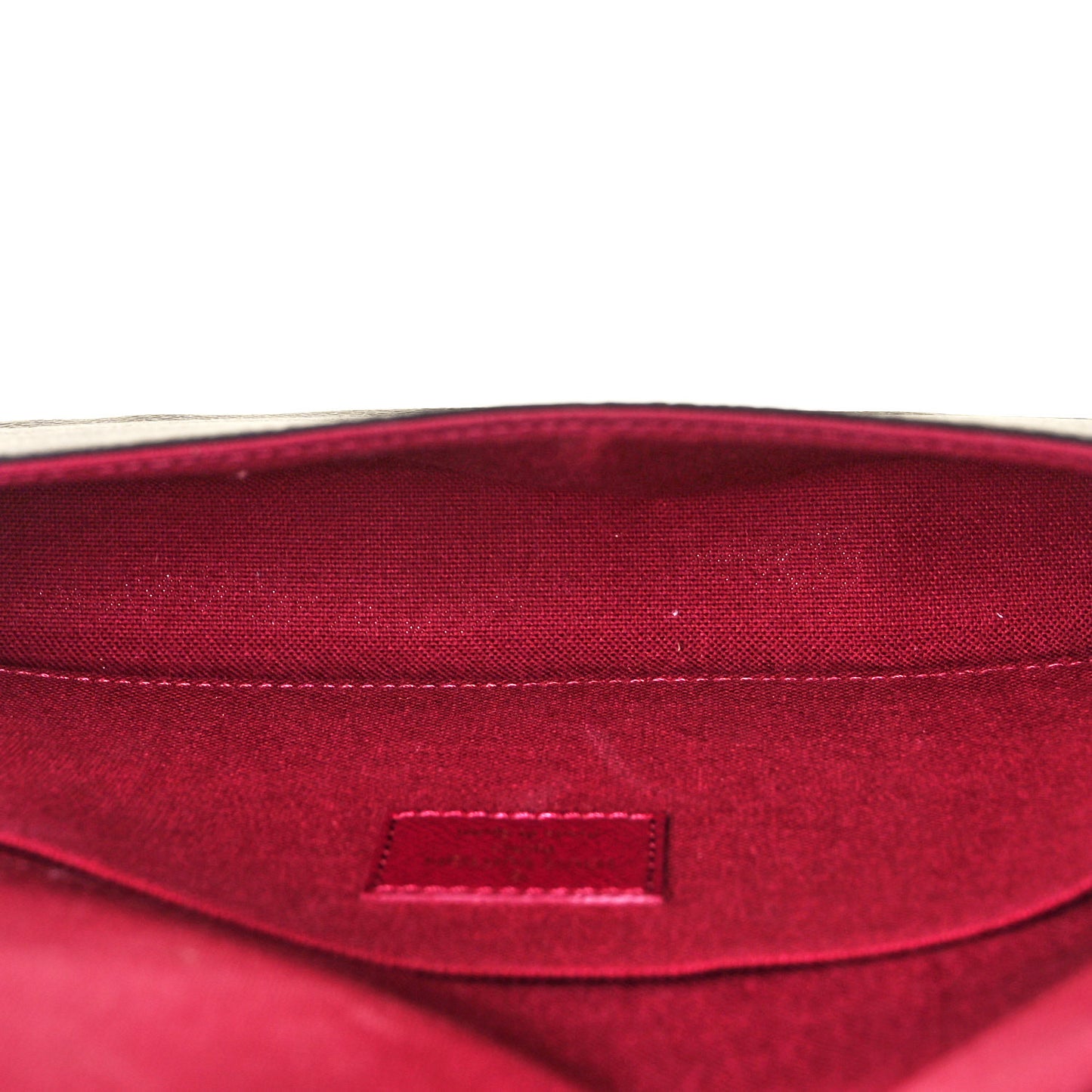 Monogram Pochette Felicie Chain Wallet Fuchsia