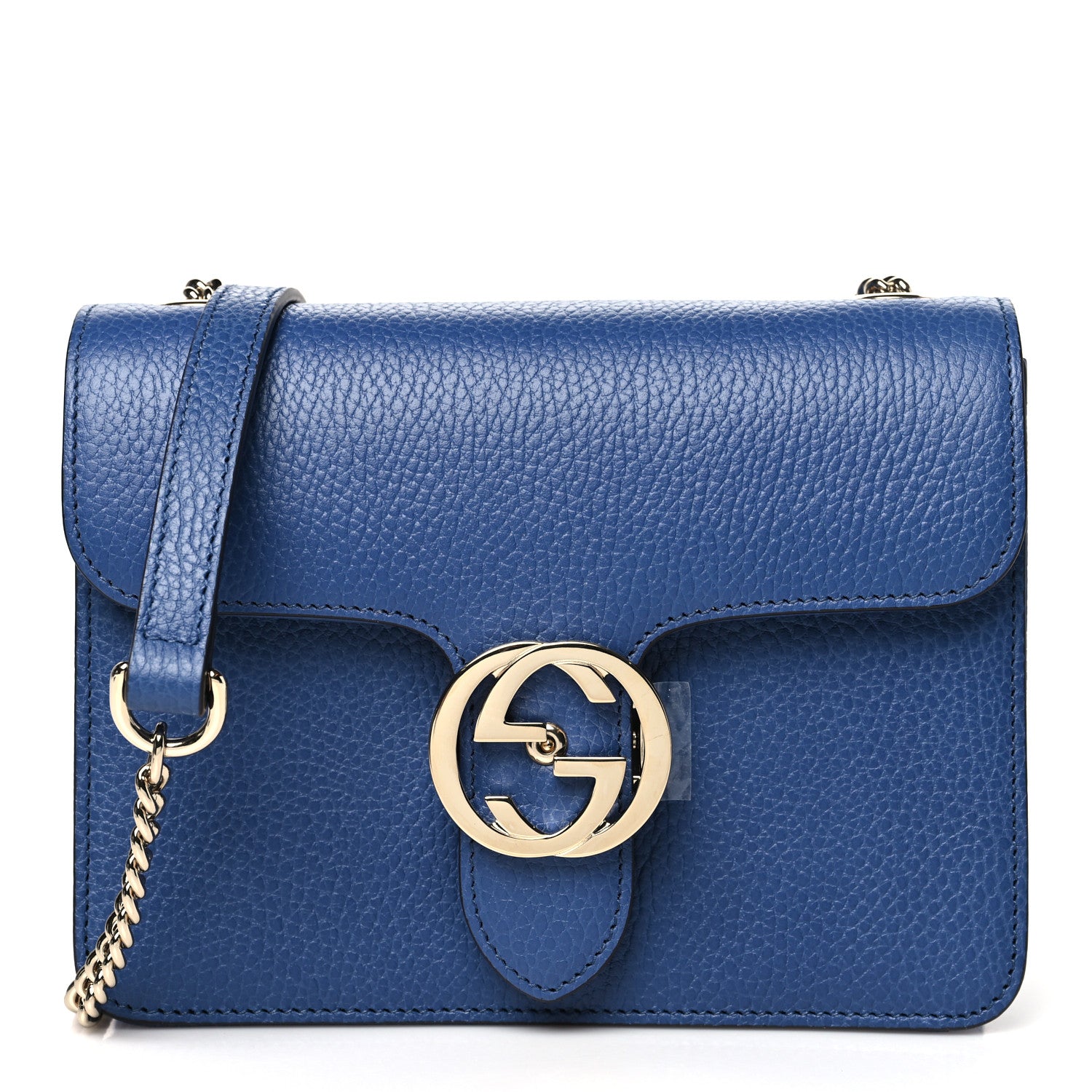 Gucci Dollar Calfskin Small Interlocking G Shoulder Bag Caspian 1 of 11