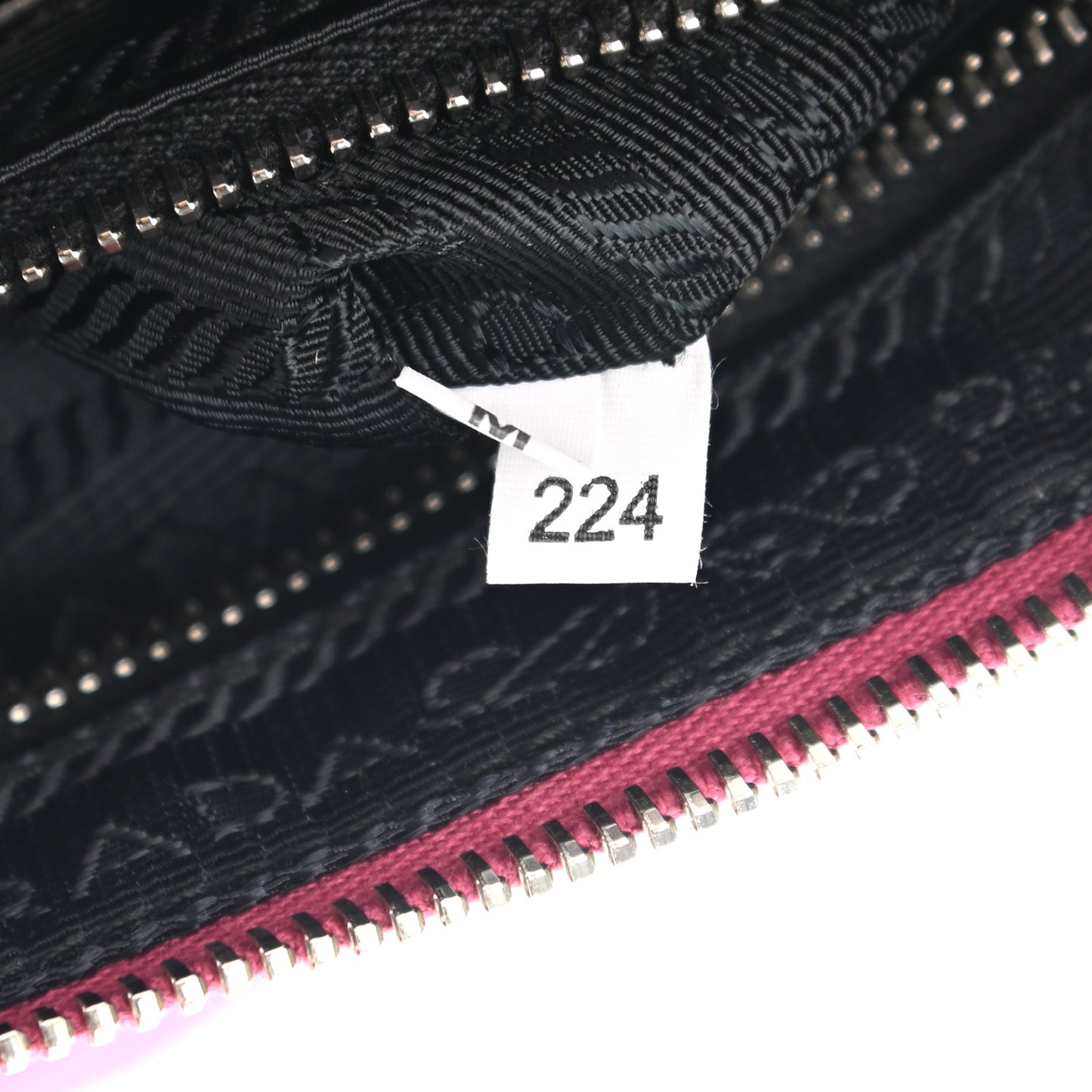 Tessuto Nylon 2 In 1 Clutch Fuchsia Red