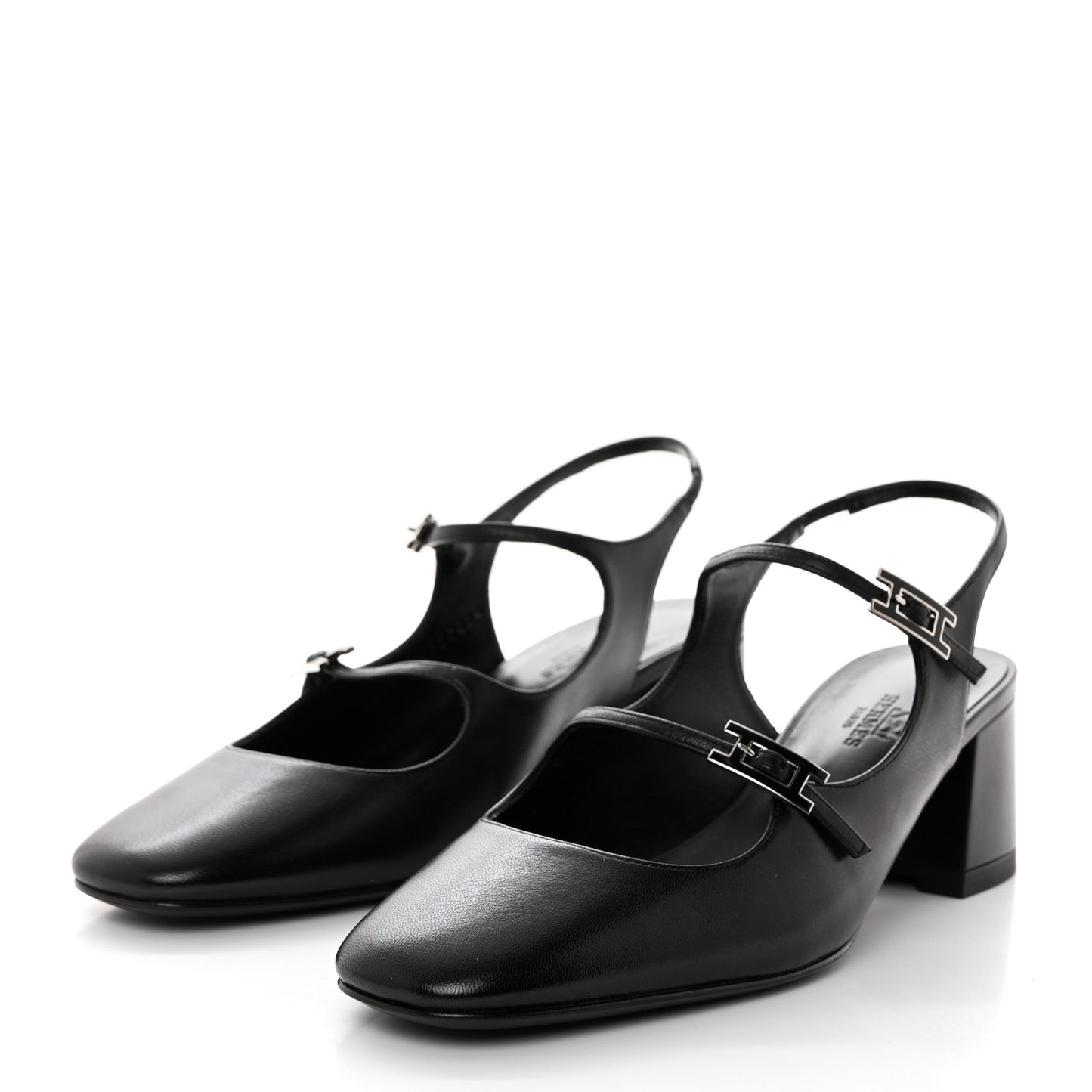 Goatskin Jackie 50 Pumps 38 Black