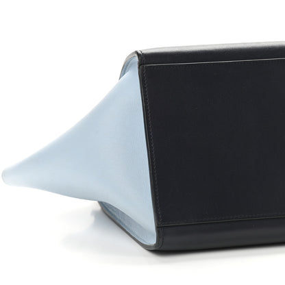 Celine Smooth Calfskin Small Tri-Color Trapeze Pale Blue 7 of 9
