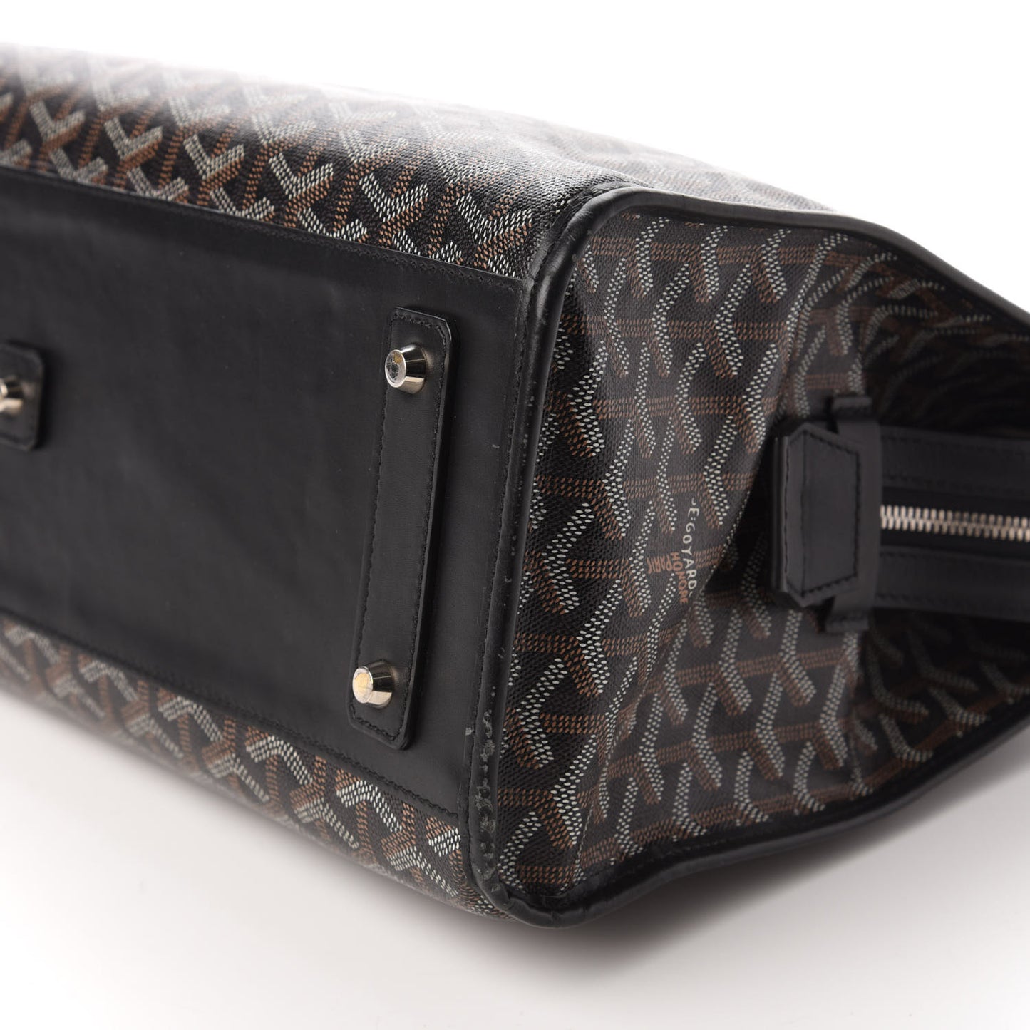 Goyardine Marquises Tote Black