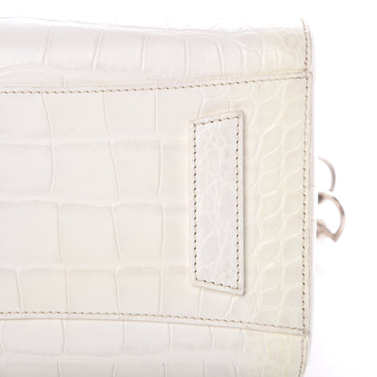 Givenchy Calfskin Crocodile Embossed Small Antigona White 23 of 26