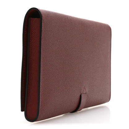 Hermes Epsom New H Passant Toutenmain Wallet Rouge H 3 of 8