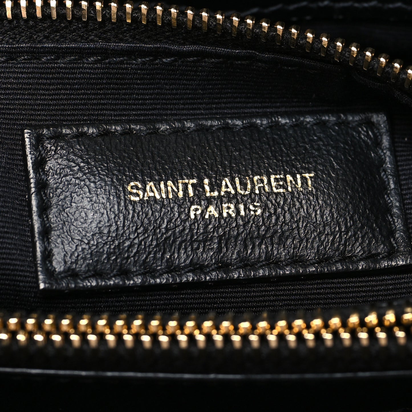 Calfskin Y Quilted Monogram Medium Loulou Chain Satchel Black