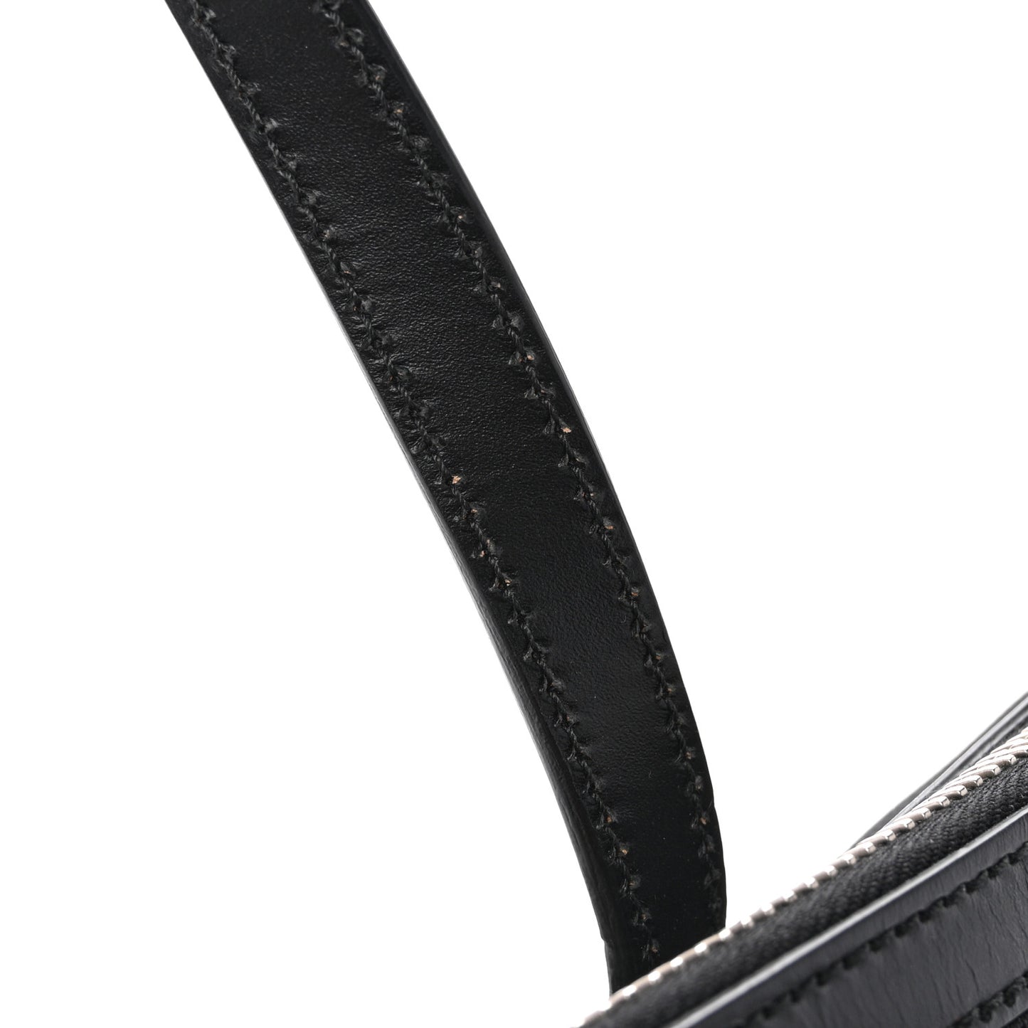 Techno Canvas Web Top Handle Shoulder Bag Black