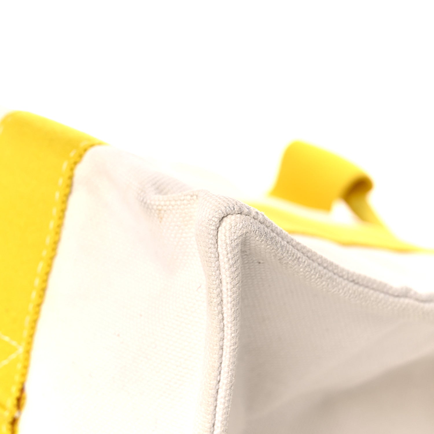 Hermes Canvas Fourre Tout PM Craie Lime 6 of 17