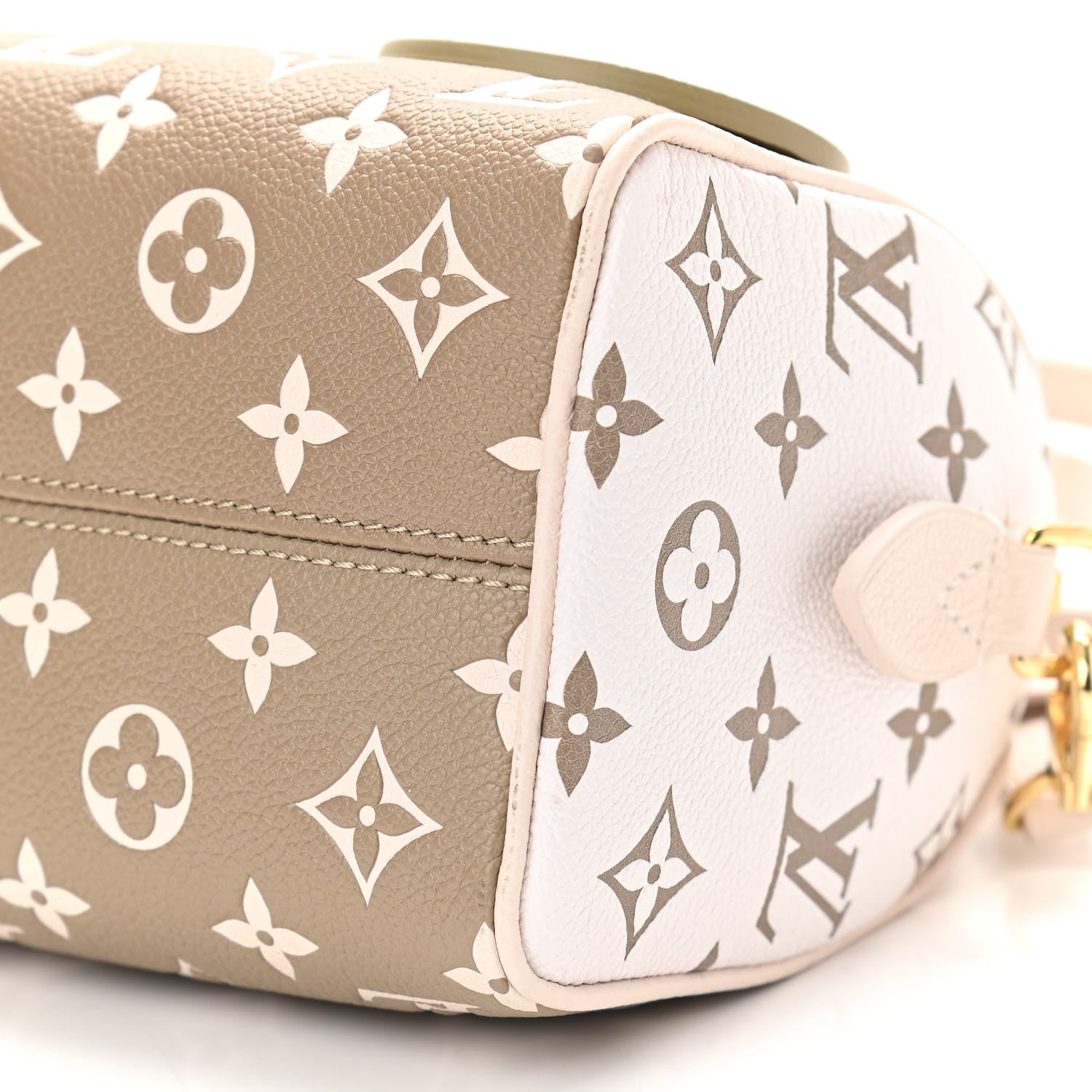 Louis Vuitton Empreinte Monogram Spring in the City Speedy Bandouliere 20 Kaki Beige Cream 9 of 12