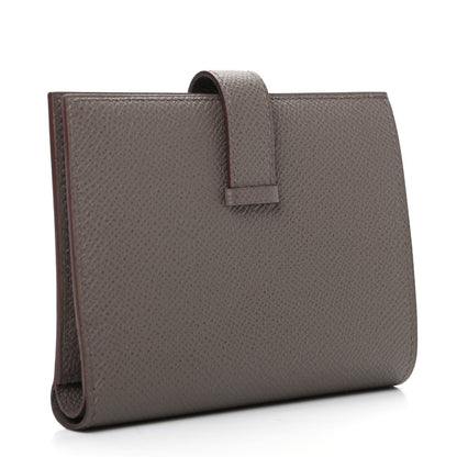 Hermes Epsom Bearn Compact Wallet Etain 3 of 7