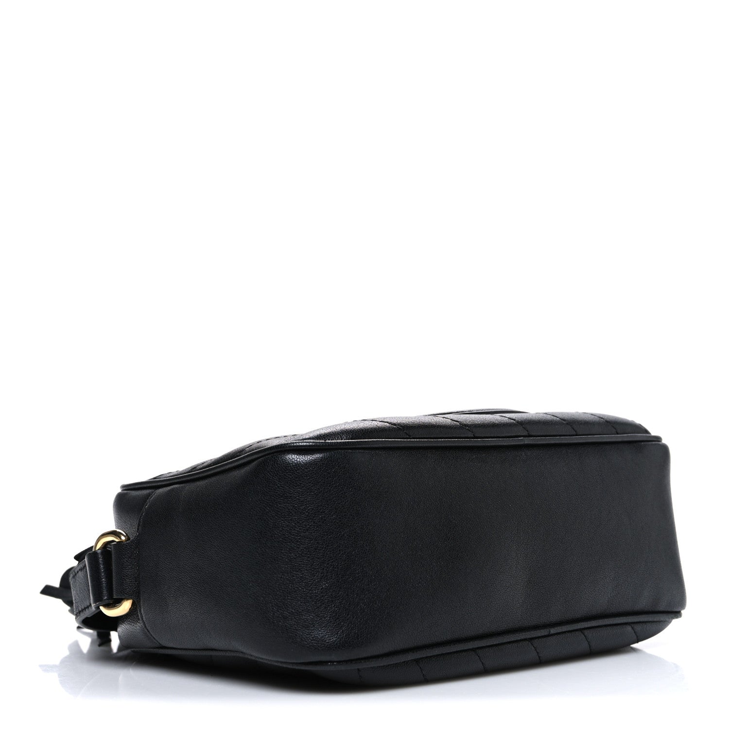 Gucci Sakai Be Green Calfskin Diagonal Stitched Small Blondie Shoulder Bag Black 4 of 10
