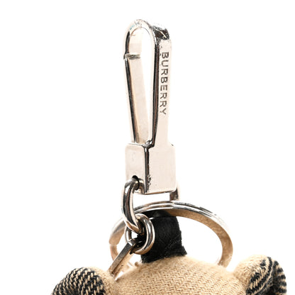 Burberry Cashmere Thomas Trench Teddy Bear Keychain Charm Camel 3 of 7